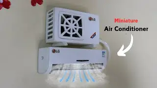 How To Make Miniature Air Conditioner From PVC Pipe At Home