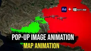 How to make Import / Export effect on Map | Geolayer and after effct 2026 tutorial.
