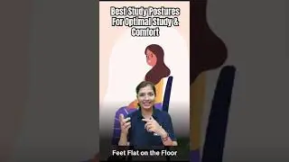 Best Study Postures For Optimal Study & Comfort 🚀 #studytips #gate2025