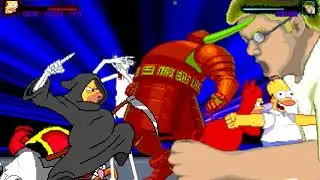 Mugen Request Homer Clones vs Abyss, Crasher, SCP 096 & Youtube Poop Robotnik