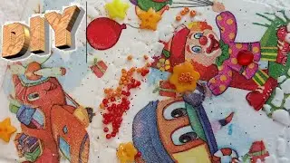 Декор обложки блокнота своими руками. Сделай сам. Decor of the notebook cover with your own hands.
