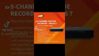 Gravador NVR PPA POE 8 canais