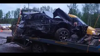 В Подмосковье лихач устроил массовую аварию