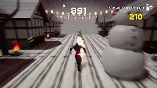 Ninja Run - Endless Runner Gameplay | Unreal Engine 5
