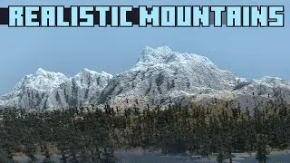 ОЧЕНЬ РЕАЛИСТИЧНЫЕ ГОРЫ В МАЙНКРАФТ ! НОВЫЙ КРУТОЙ МОД НА ГЕНЕРАЦИЮ REALISTIC MOUNTAINS - ОБЗОР МОДА