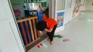 Kỹ năng thoát hiểm khi có cháy trong trường mầm non| Mầm non Phù Linh B