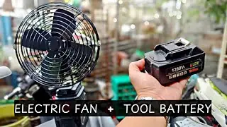Elecric Fan na pwede sa TOOL BATTERY Tanzu