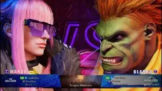Sf6 Manon vs Blanka perfect game casual match