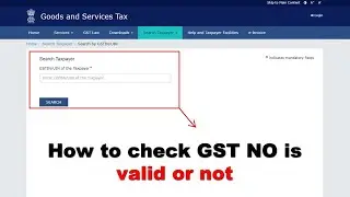 How to check GST NO is valid or not | find company details by GST & PAN number | Check Real or Fake