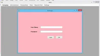 C# Login Form With Menu Strip Enabled and Disabled Using C# | Amandeep Bumrah