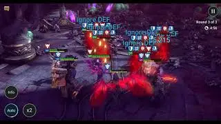Uugo Block Buffs vs Valkyrie, Martyr & Angar Mixed Team - Doom Tower Floor 94 Hard Mode