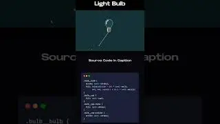 Light Bulb animation free source code 