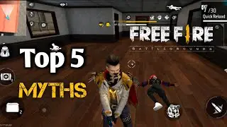 Top 5 Mythbusters in FREE FIRE Battleground | FREE FIRE Mythe #freefire#youtubevideo#Antikillergamer