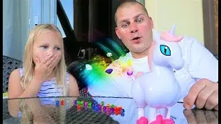 The game is a SURPRISE Unicorn for kids !