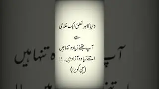 duniya ka her tauluq ik ghulami hy #ytshorts #motivation #motivational