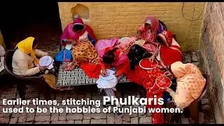 #Phulkari: A heritage of #Punjab folk embroidery carried forward by women