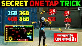 Free Fire Auto Headshot Trick 2024 Sensitivity | 2gb, 4gb, 6gb Ram Headshot Sensitivity Setting