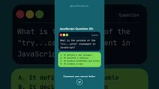 JavaScript Quiz Time: Can You Pass the Test? #javascript #quiz #coding #programming #webdevelopment