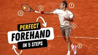 Hit The Perfect Forehand in 5 Steps - Tennis Forehand Masterclass 