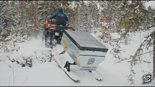 Ski Trailer OFFROAD 500 (ATV / UTV attachment) - Iron Baltic