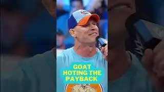 John Cena Hosting PLE Payback #johncena #wwesmackdown #wwe