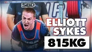 Elliott Sykes 815kg total @ 19 Years Old | 74kg Junior World Record