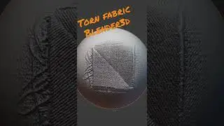 Torn fabric Sculpting in Blender