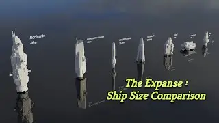 The Expanse // Ship Size Comparison // 3D