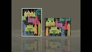Leinwanddruck Frankfurt I