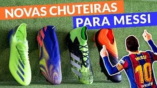 ESTAS SÃO AS NOVAS CHUTEIRAS DE LIONEL MESSI . . . Este é o adidas PRECISION TO BLUR PACK!