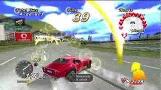 Outrun: Online Arcade - Heart Attack Mode - Goal A (Giant Statues)