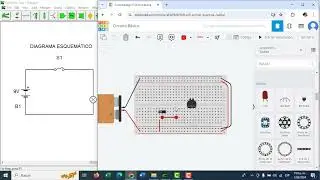 Mi primer circuito en TinkerCAD. Diferentes formas de interpretar la conexión de mi circuito.
