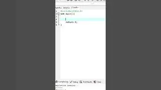 for loop  in C language #shorts