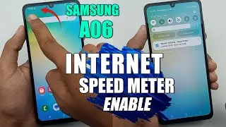 How To Enable Internet Speed Meter Samsung Galaxy A06
