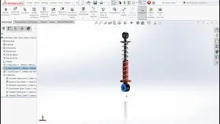Animation d'un ressort dans un assemblage