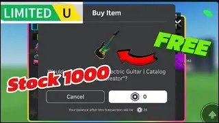 Neww code guitar LIMITED / ugc code LIMITED | EZZ ROBLOX