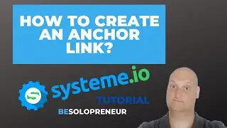 How to create an anchor link with Systeme.io?