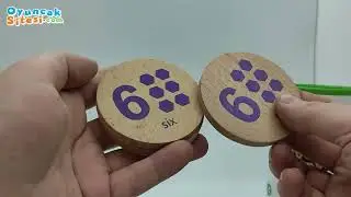 Bee Smart Memory Game Numbers - Ahşap Sayılar