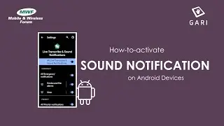Sound Notification - Android Accessibility Feature