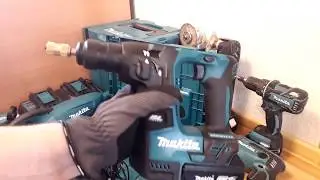 my set of Makita cordless tools - Makita DHR171 cordless hammer drill