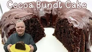 Cocoa Bundt Cake - Just in time for Valentine’s Day’s- A chocolate cake with a chocolate glaze!