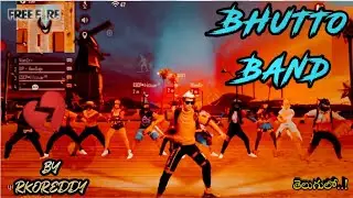 BHUTTO BAND IN FREEFIRE||FIRST TIME IN FREEFIRE ||FREEFIRE DJ SONGS||RKOREDDY