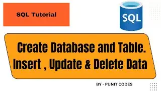 How to Create database,table,insert,update,delete in Sql server 2008 R2