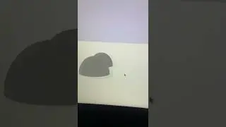 THREE.js scene with sky, ground and two objects