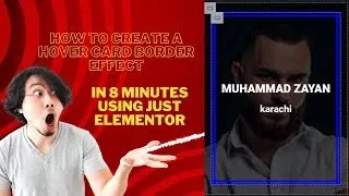 Elementor hover border changing card effeect video in just 8 minutes