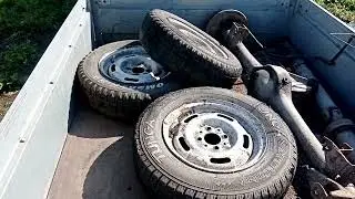 Сдал железо, купил задний мост для вездехода.