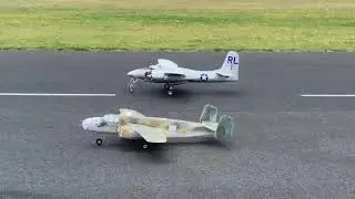 B-25 in formation ... rc printed 3dlabprint