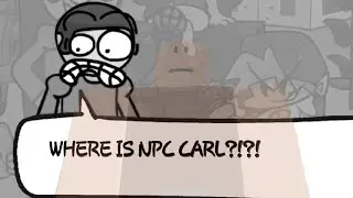 Dave met NPC Carl part 4 | Dave and Bambi x NPCs are becoming smart