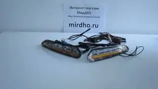DRLs for Opel Mokka with turn signals. Opel Mokka daytime running lights. WorldOfDRLs