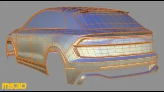 Audi RSQ8 Subdivision Modeling Course | MS3D
